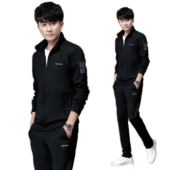 Universāls sporta komplekts ziemas-pavasara-rudens sezonām, garas piedurknes, apkakles tipa lapels, bez līnijas, 95% poliesteris