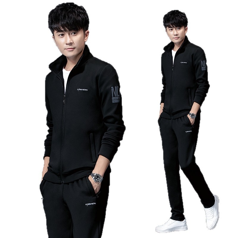 Universāls sporta komplekts ziemas-pavasara-rudens sezonām, garas piedurknes, apkakles tipa lapels, bez līnijas, 95% poliesteris