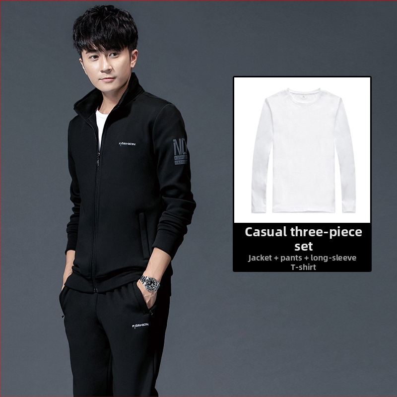 Universāls sporta komplekts ziemas-pavasara-rudens sezonām, garas piedurknes, apkakles tipa lapels, bez līnijas, 95% poliesteris