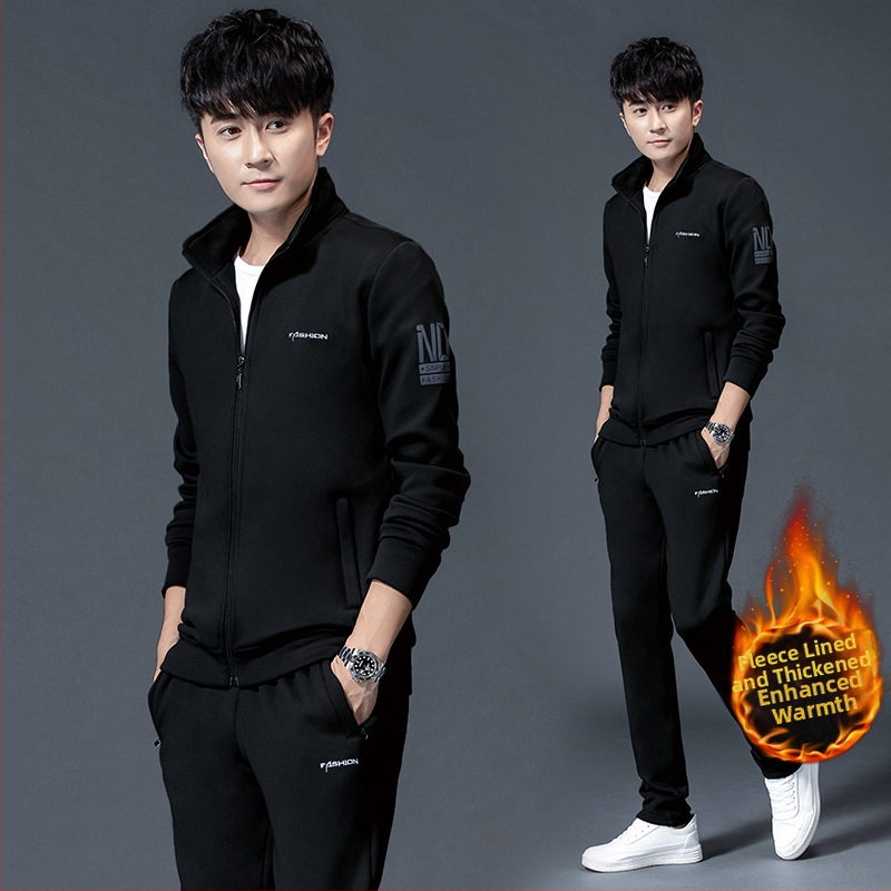 Universāls sporta komplekts ziemas-pavasara-rudens sezonām, garas piedurknes, apkakles tipa lapels, bez līnijas, 95% poliesteris