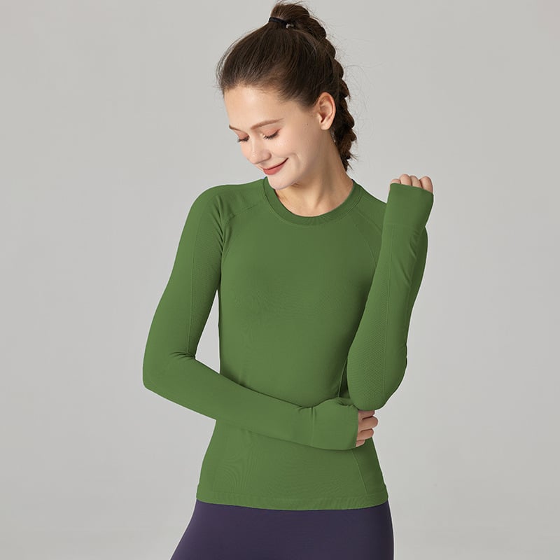 Jogas tops – šaurs piegriezums, neilona-spandekss, pavasara sporta apģērbs