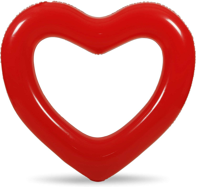 Srcolni plivački prsten s perlama za odrasle, ekološki PVC, debljina 0.22 mm, pogodan za plivanje i hodanje uz vodu