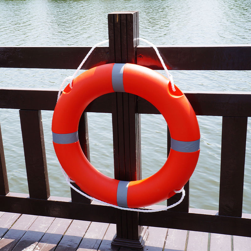 Profesionalni morski spašavajući prsten za odrasle, debeli čvrsti plastični prsten, 2,5 kg