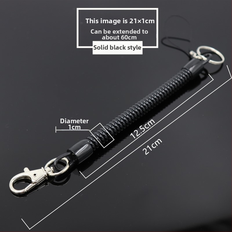 Telefono raktų pakabukas su elastiniu virve, prieš netekimą, kūrybinis unisex dizainas, plastmasos medžiaga, japonų-korejiečių stilius