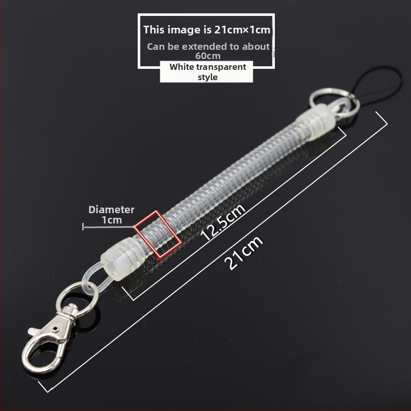 Telefono raktų pakabukas su elastiniu virve, prieš netekimą, kūrybinis unisex dizainas, plastmasos medžiaga, japonų-korejiečių stilius