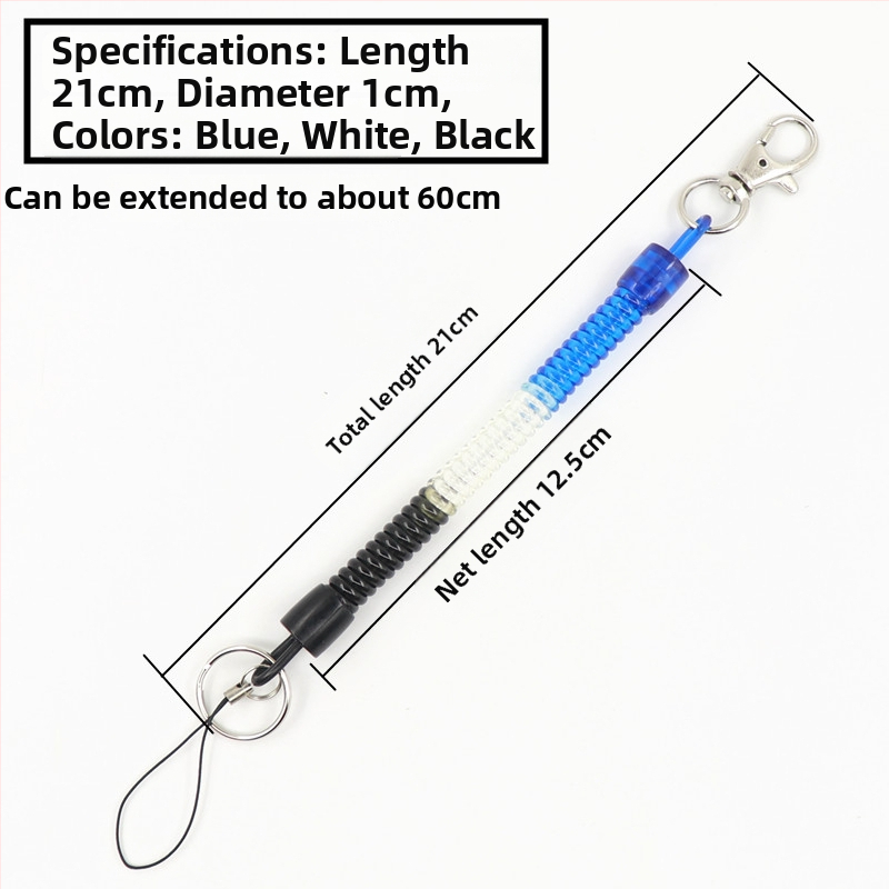 Telefono raktų pakabukas su elastiniu virve, prieš netekimą, kūrybinis unisex dizainas, plastmasos medžiaga, japonų-korejiečių stilius