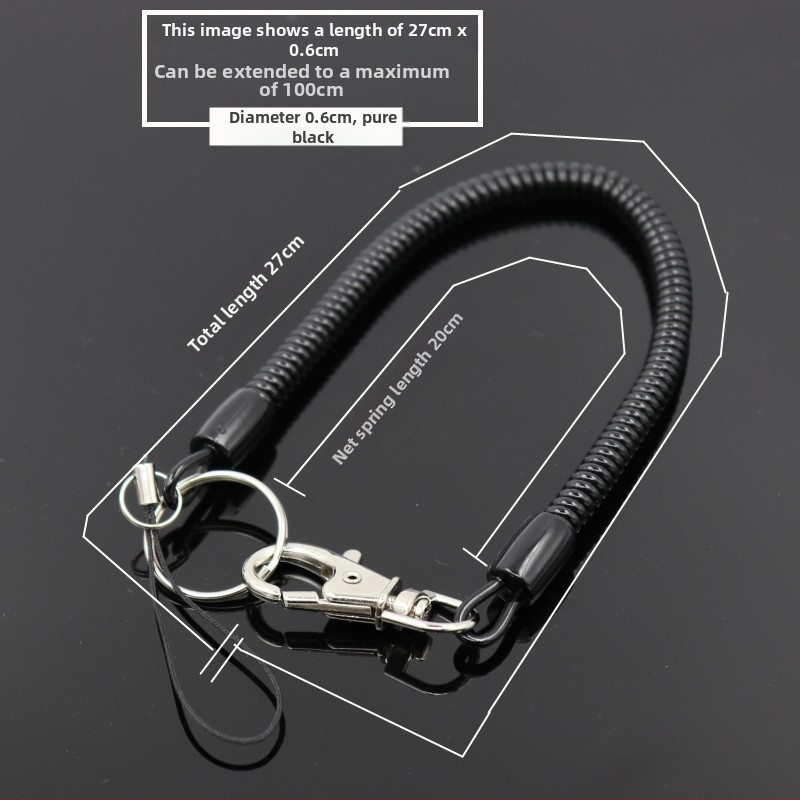 Telefono raktų pakabukas su elastiniu virve, prieš netekimą, kūrybinis unisex dizainas, plastmasos medžiaga, japonų-korejiečių stilius