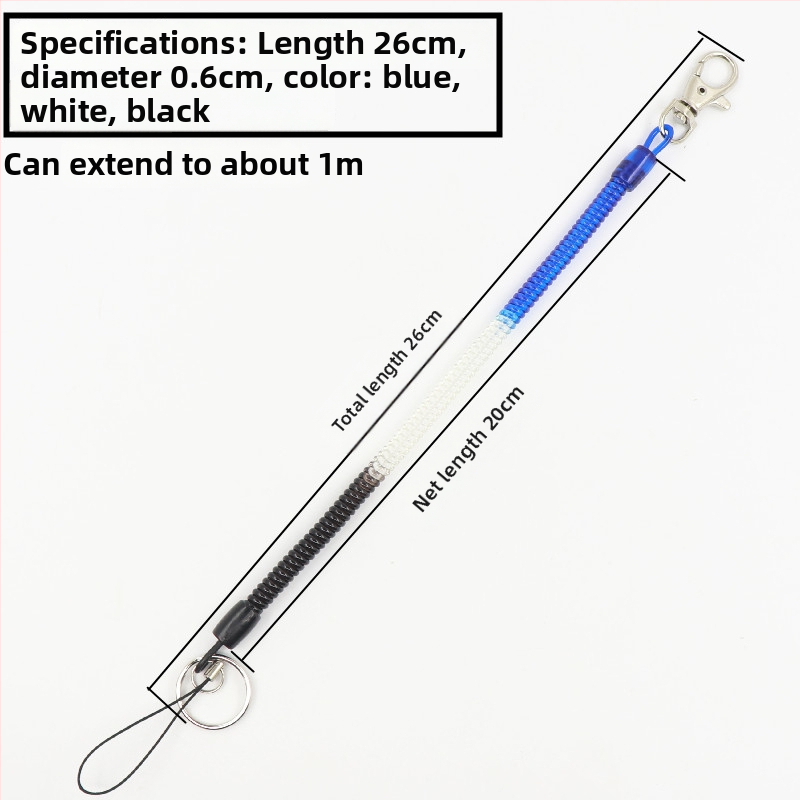 Telefono raktų pakabukas su elastiniu virve, prieš netekimą, kūrybinis unisex dizainas, plastmasos medžiaga, japonų-korejiečių stilius