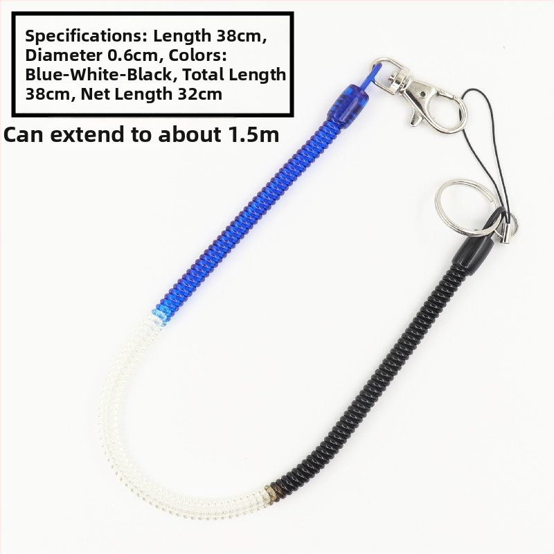 Telefono raktų pakabukas su elastiniu virve, prieš netekimą, kūrybinis unisex dizainas, plastmasos medžiaga, japonų-korejiečių stilius