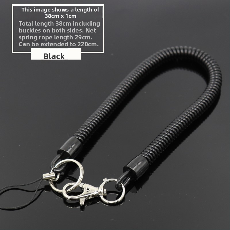 Telefono raktų pakabukas su elastiniu virve, prieš netekimą, kūrybinis unisex dizainas, plastmasos medžiaga, japonų-korejiečių stilius