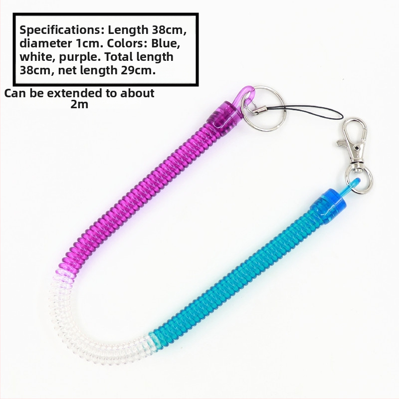 Telefono raktų pakabukas su elastiniu virve, prieš netekimą, kūrybinis unisex dizainas, plastmasos medžiaga, japonų-korejiečių stilius