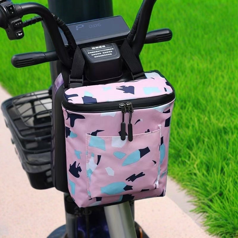 Μπροστινά τοποθετούμενο σακίδιο αποθήκευσης για ηλεκτρικά οχήματα, καθολική με μεγάλη χωρητικότητα για αποθήκευση φορτιστή και θήκη τηλεφώνου