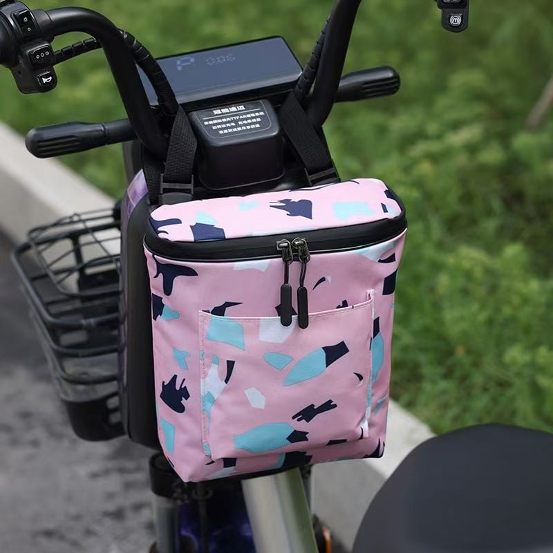 Μπροστινά τοποθετούμενο σακίδιο αποθήκευσης για ηλεκτρικά οχήματα, καθολική με μεγάλη χωρητικότητα για αποθήκευση φορτιστή και θήκη τηλεφώνου