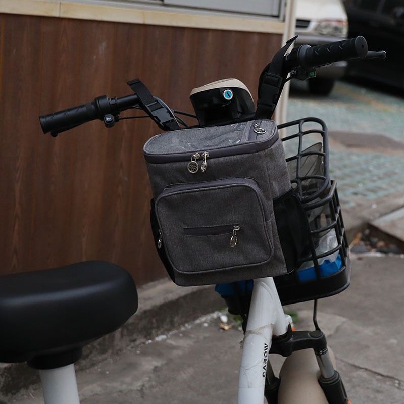 Τσάντα ποδηλάτου - μπροστινή αδιάβροχη κρεμαστή τσάντα, 5 L, μοντέλο A308, Oxford ύφασμα