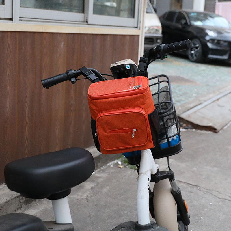 Τσάντα ποδηλάτου - μπροστινή αδιάβροχη κρεμαστή τσάντα, 5 L, μοντέλο A308, Oxford ύφασμα