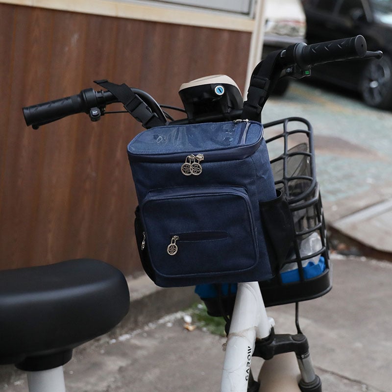 Τσάντα ποδηλάτου - μπροστινή αδιάβροχη κρεμαστή τσάντα, 5 L, μοντέλο A308, Oxford ύφασμα