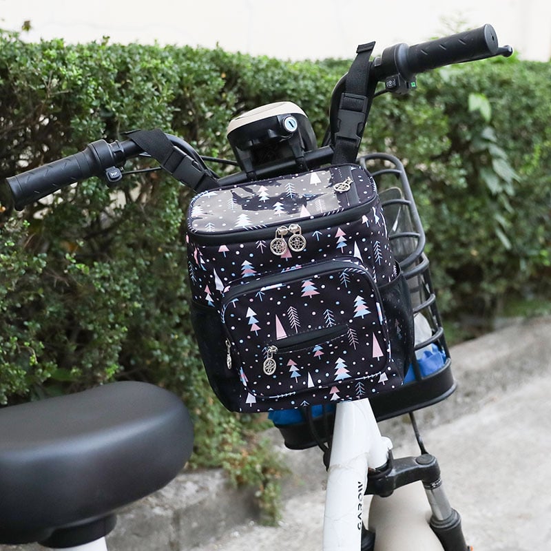 Τσάντα ποδηλάτου - μπροστινή αδιάβροχη κρεμαστή τσάντα, 5 L, μοντέλο A308, Oxford ύφασμα