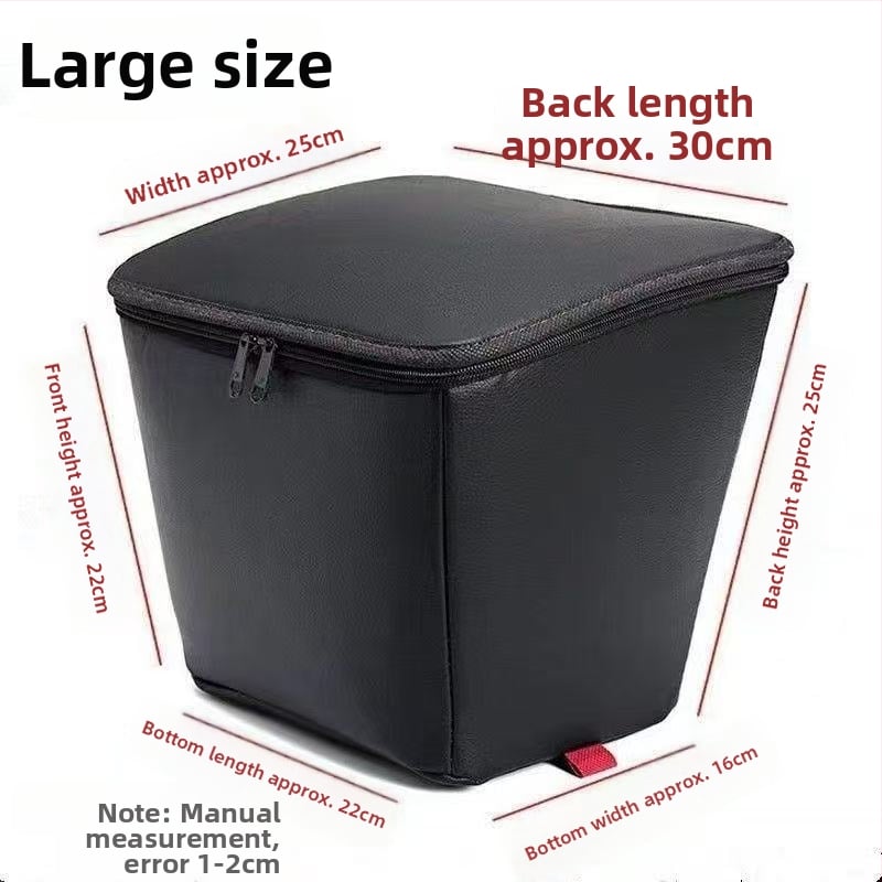 Θήκη εσωτερικού καλαθιού ποδηλάτου – Αδιάβροχη, από συνθετικό δέρμα, εσωτερική αποθήκευση για μπροστινά и πίσω καλάθια