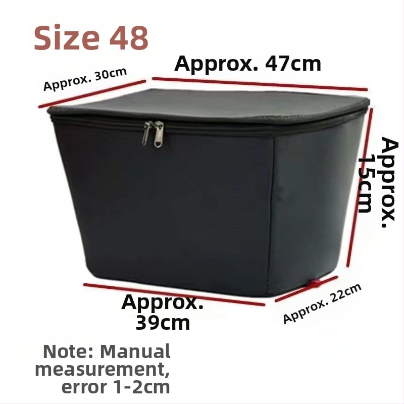 Θήκη εσωτερικού καλαθιού ποδηλάτου – Αδιάβροχη, από συνθετικό δέρμα, εσωτερική αποθήκευση για μπροστινά и πίσω καλάθια