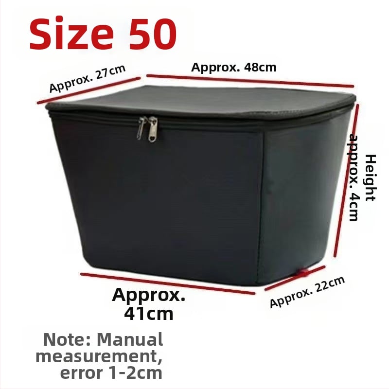 Θήκη εσωτερικού καλαθιού ποδηλάτου – Αδιάβροχη, από συνθετικό δέρμα, εσωτερική αποθήκευση για μπροστινά и πίσω καλάθια