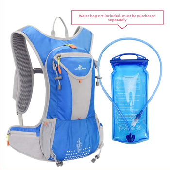 Sporta mugursoma – ultralieka, elpojoša, izturīga; pudeļu kabata; Modelis: 673; Materiāls: Nīlons; Ieklāde: Poliesteris; Pārvadāšanas sistēma: gaisa spilvena plecu siksnas