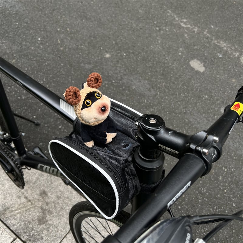 Τσάντα πάνω από τον σωλήνα ποδηλάτου, μοντέλο Honey Dog, με επένδυση, χωρητικότητα 1