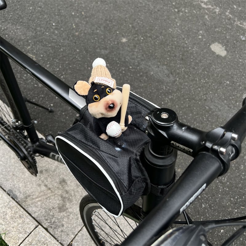 Τσάντα πάνω από τον σωλήνα ποδηλάτου, μοντέλο Honey Dog, με επένδυση, χωρητικότητα 1