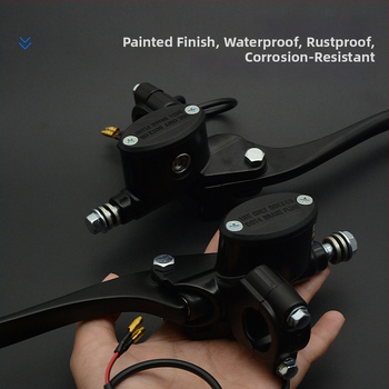 Augšējā bremžu šķidruma sūknis disku bremzēm, alumīnija korpuss, Ø22 mm diametrs, Mojielong, piemērots priekšējai un aizmugurējai bremzei