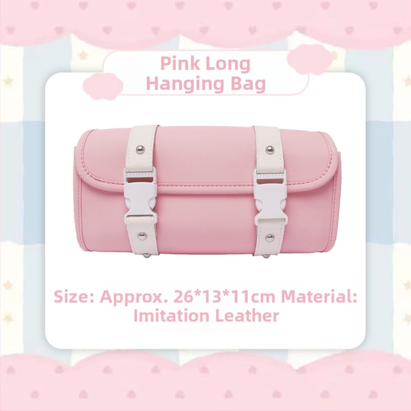 Σετ τσαντών αποθήκευσης για ηλεκτρικό όχημα: πίσω αδιάβροχη κρεμαστή τσάντα αποθήκευσης και μπροστινή μαλακή τσάντα από τεχνητό δέρμα, ρετρό στυλ