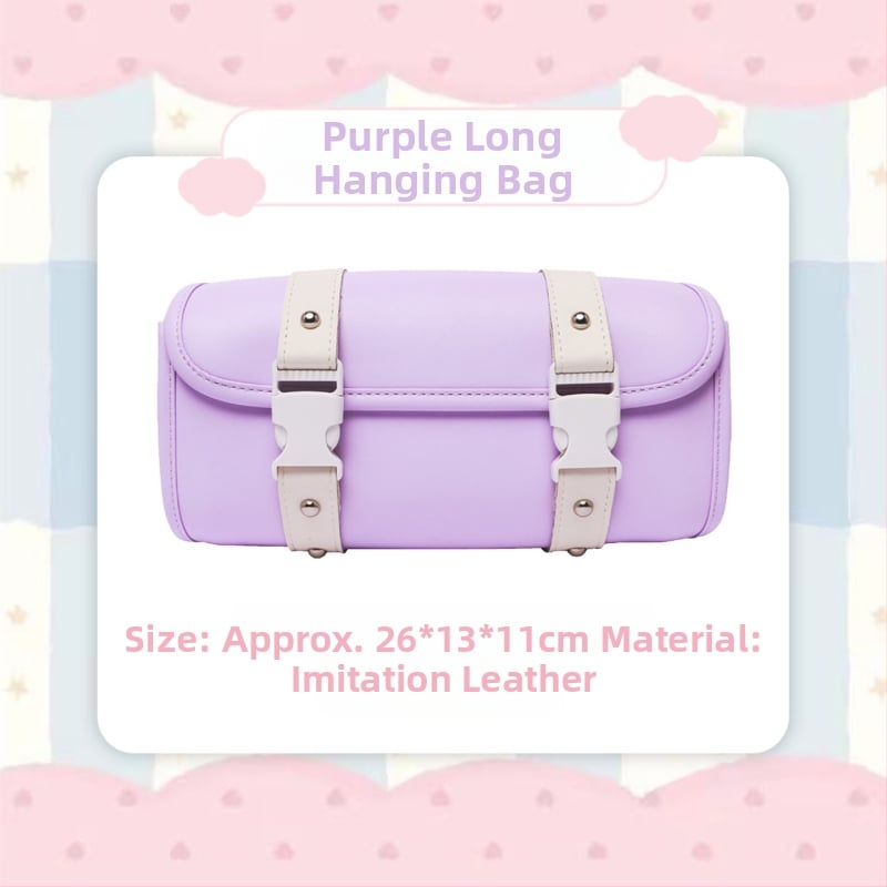 Σετ τσαντών αποθήκευσης για ηλεκτρικό όχημα: πίσω αδιάβροχη κρεμαστή τσάντα αποθήκευσης και μπροστινή μαλακή τσάντα από τεχνητό δέρμα, ρετρό στυλ