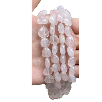 DIY ékszer gyöngyök – természetes kő, szerelem minta, egyenes lyukú gyöngyök, friss és édes stílus