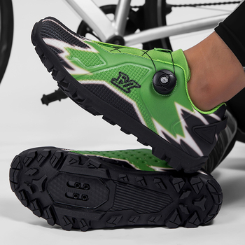 Vīriešu kalnu velosipēdu kurpes ar stingru zoli — profesionālas velosipēdu kurpes