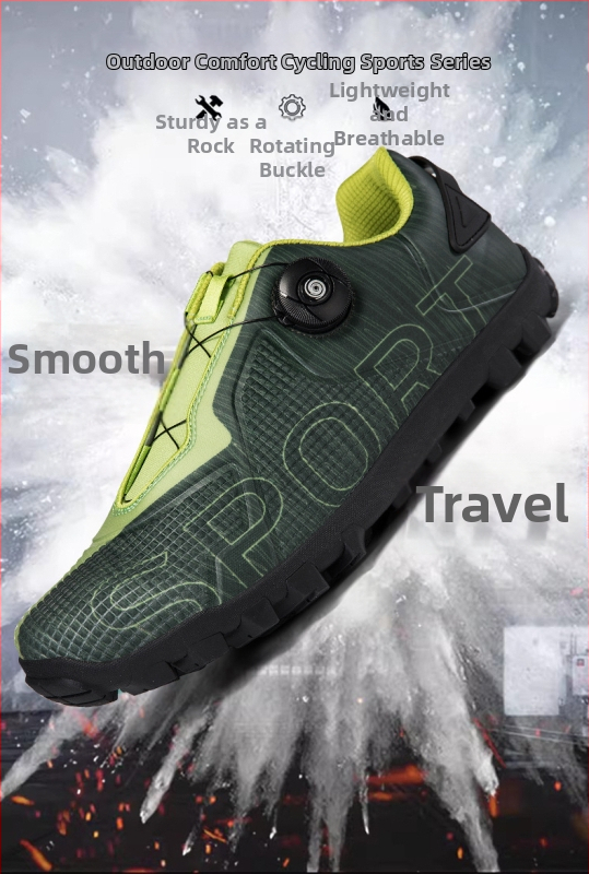 Kalnu velosipēdu kurpes - neslīdošas, profesionāla apmācība, daudzfunkcionālas riteņbraukšanai, pārgājieniem un ceļojumiem