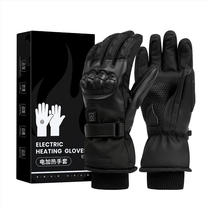 Pomelo električno grijane rukavice za vožnju bicikla, najlon, unisex, odrasli