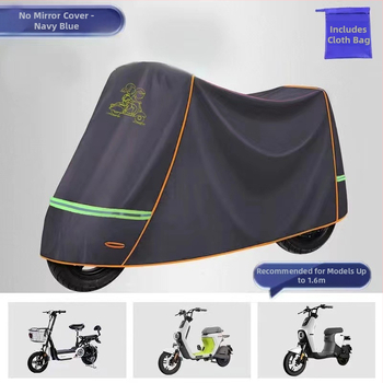 Oxford pārsegs elektriskajiem velosipēdiem un motocikliem — uzlabots, biezāks, divējāda izmantošana saulē un lietū, ūdensizturīgs, putekļu un smilšu izturīgs