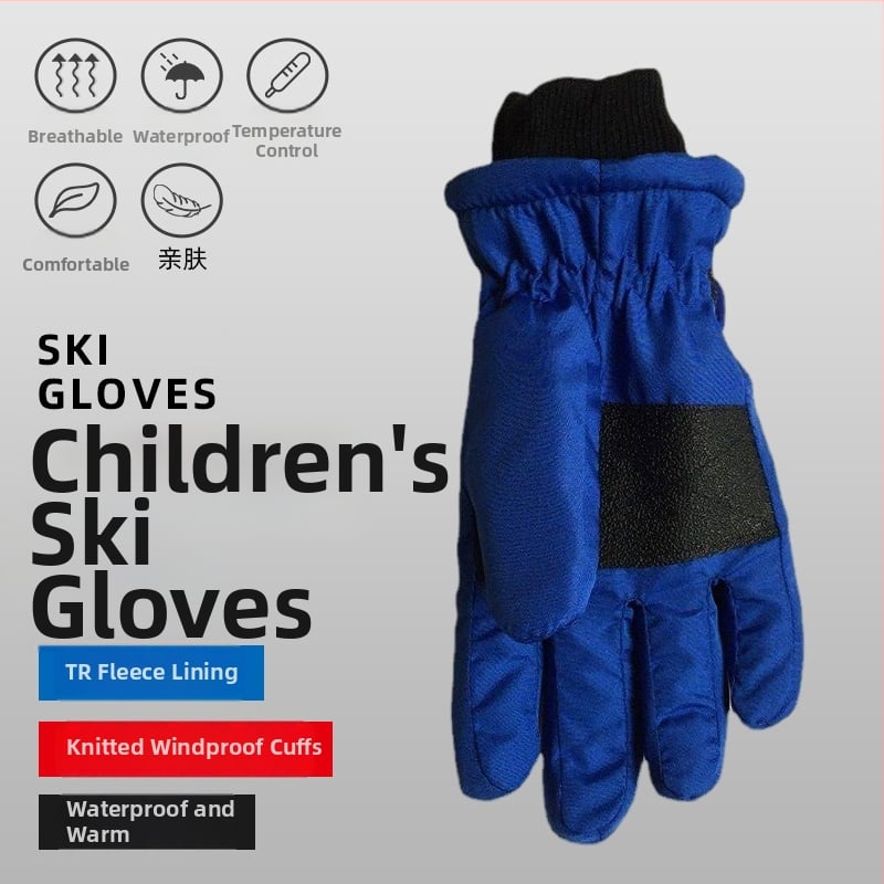 Dječje zimske rukavice za skijanje, najlon, Strong, zadržavaju toplinu