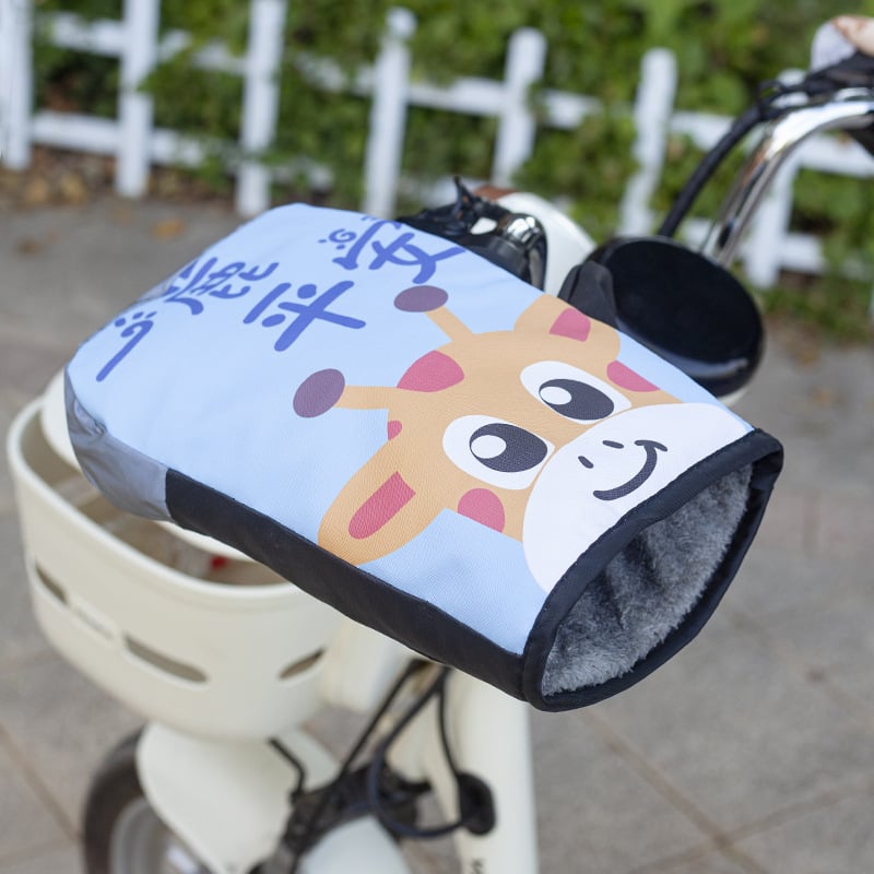 Elektromos motorkerékpár kormány téli kesztyűk (Bőr; Crown Enterprise; Felnőttek; Uniszex; Kerékpáros kesztyűk)