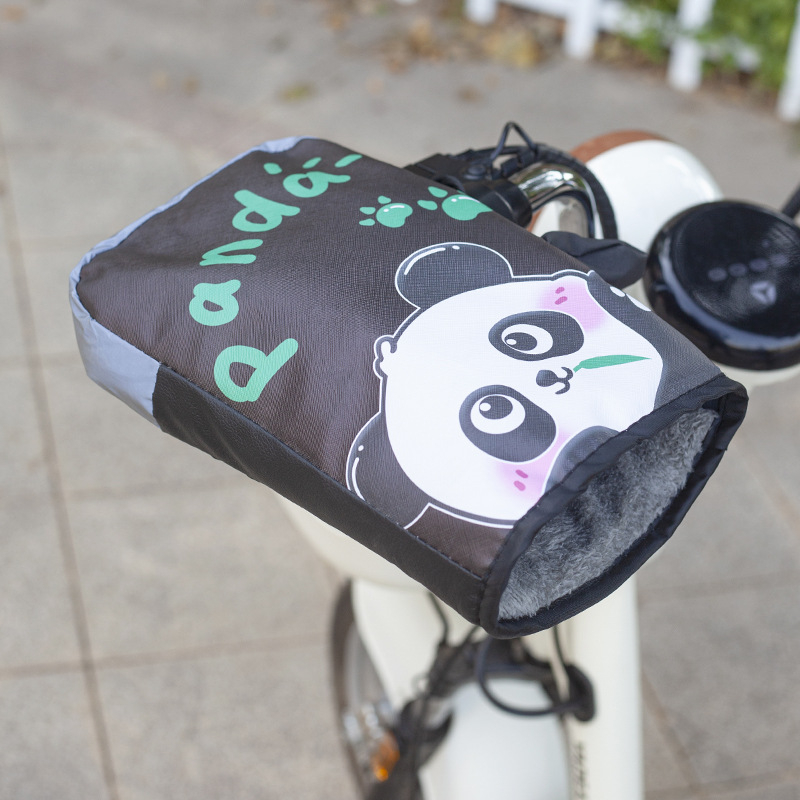 Elektromos motorkerékpár kormány téli kesztyűk (Bőr; Crown Enterprise; Felnőttek; Uniszex; Kerékpáros kesztyűk)