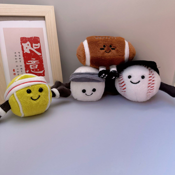 Sportski plišani lančić za ključeve – kristalno mek pliš, punjenje PP pamuk, Šifra proizvoda 11324, Podrijetlo Guangdong