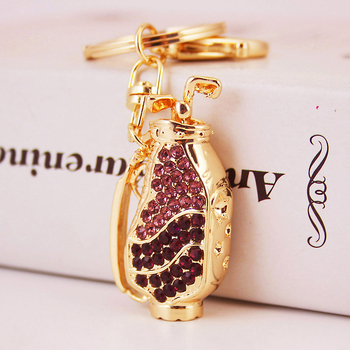 Golf tematikos raktų pakabukas, cinko lydinys, šiuolaikiškas minimalistinis stilius, dovana merginai