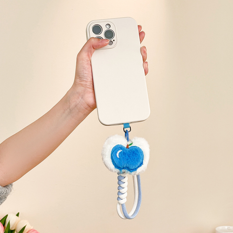 Plīša kaķēna piekariņš telefonam, roku darbs, animācijas motīvs, aksesuārs ziemas 2025 izlaidumam