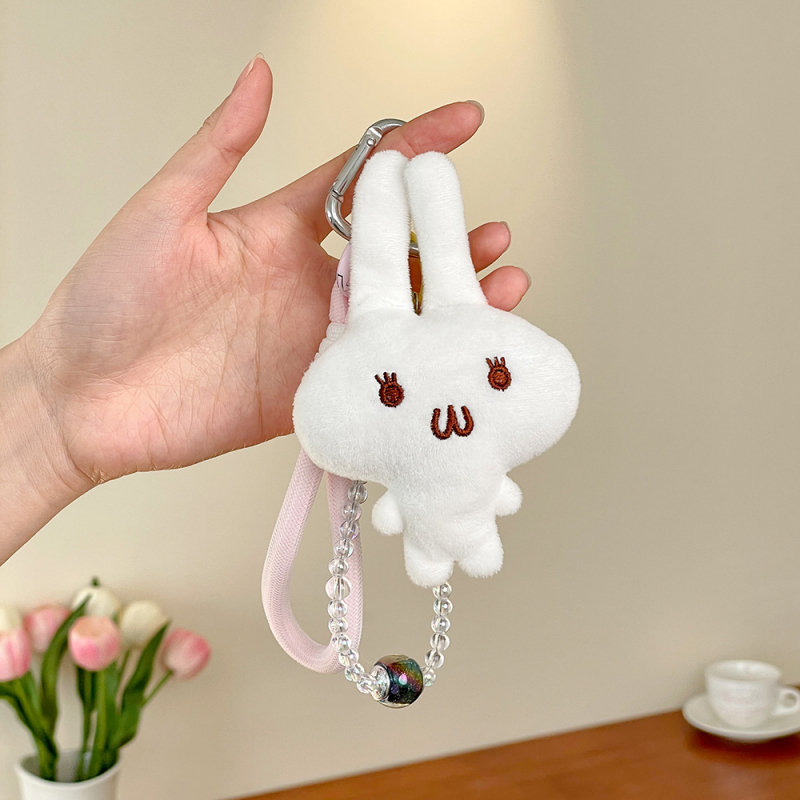 Plīša kaķēna piekariņš telefonam, roku darbs, animācijas motīvs, aksesuārs ziemas 2025 izlaidumam