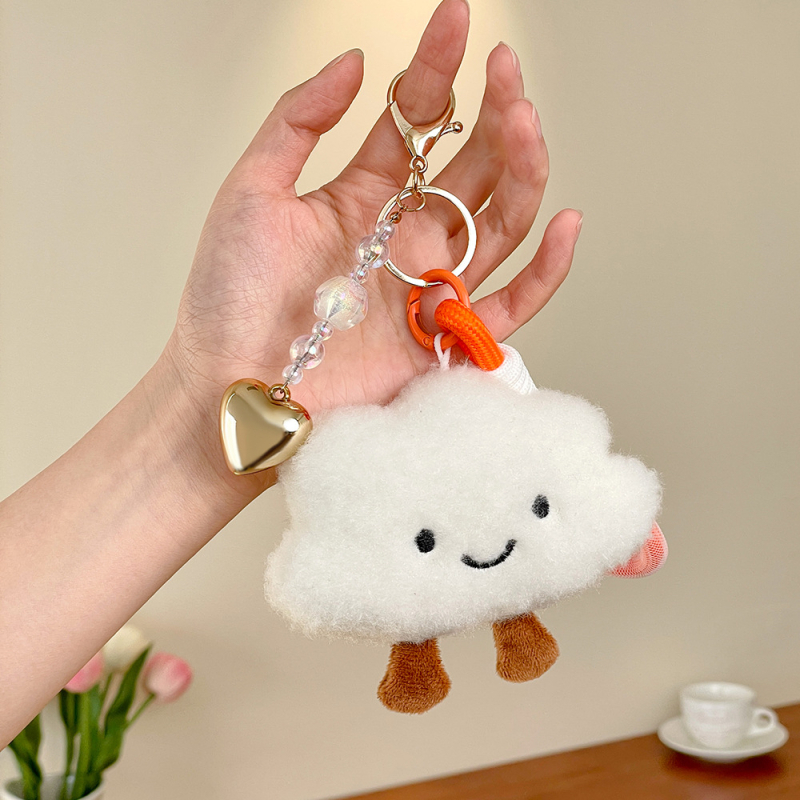 Plīša kaķēna piekariņš telefonam, roku darbs, animācijas motīvs, aksesuārs ziemas 2025 izlaidumam