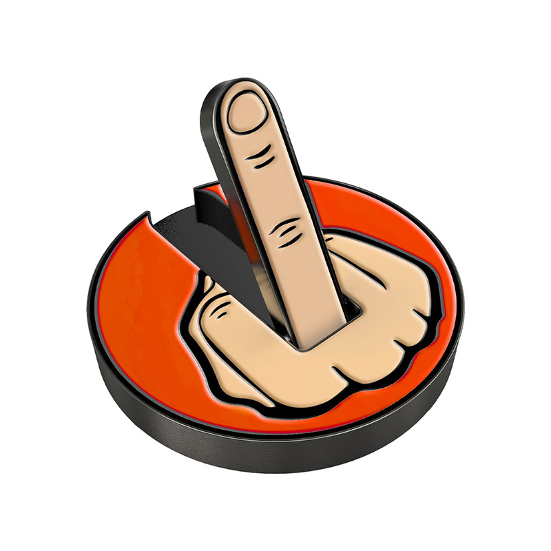 Klip za kapu golfa – markator lopte s magnetom, od čelika, s prstom srednjim