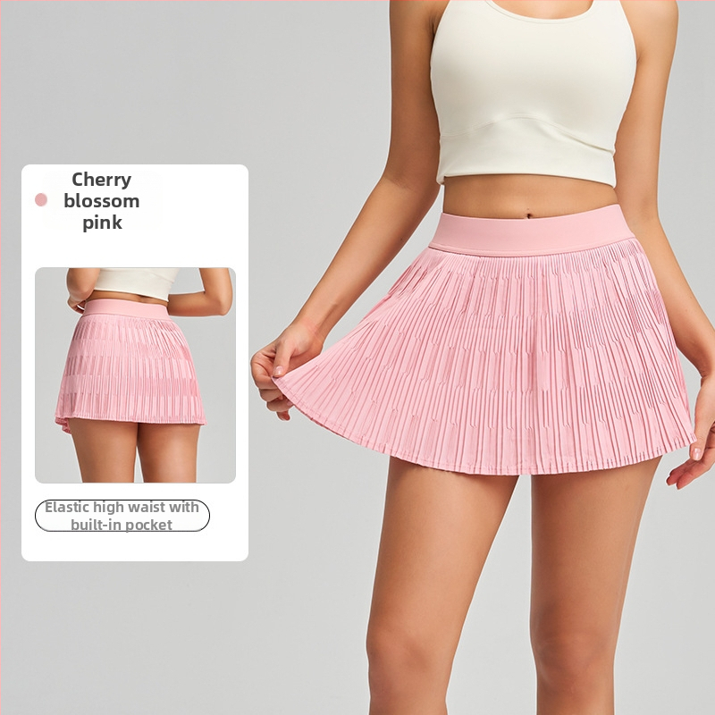 Fitnesa svārki ar plisētu dizainu, zīmols YOGA PARADISE, rudens 2025, sastāvs: 75% neilona, 25% spandeks