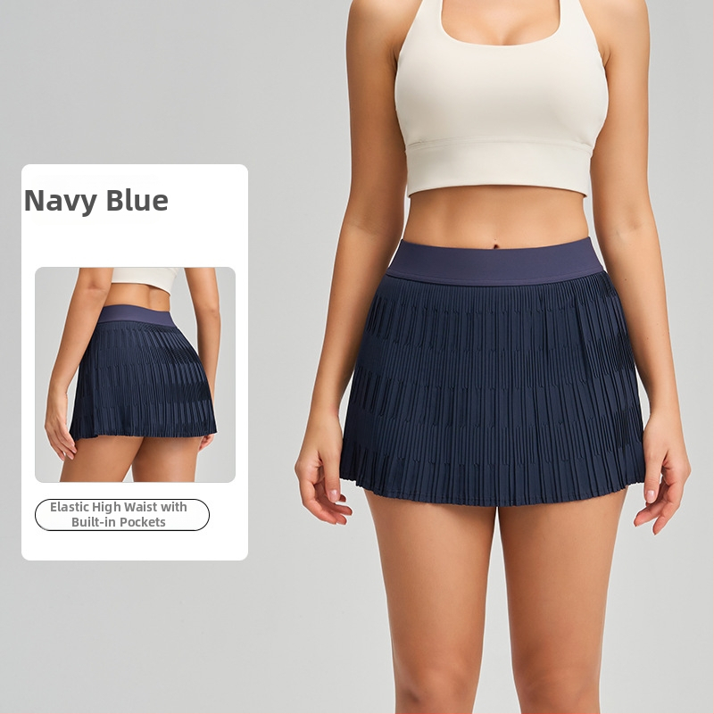 Fitnesa svārki ar plisētu dizainu, zīmols YOGA PARADISE, rudens 2025, sastāvs: 75% neilona, 25% spandeks