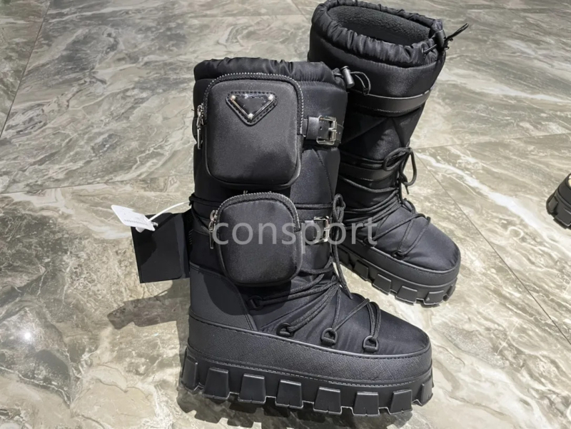 Visoke zimske čizme za snijeg, debeli potplat, topla podstava, vodootporne, protuklizne