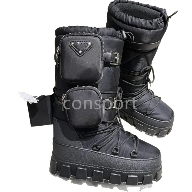 Visoke zimske čizme za snijeg, debeli potplat, topla podstava, vodootporne, protuklizne