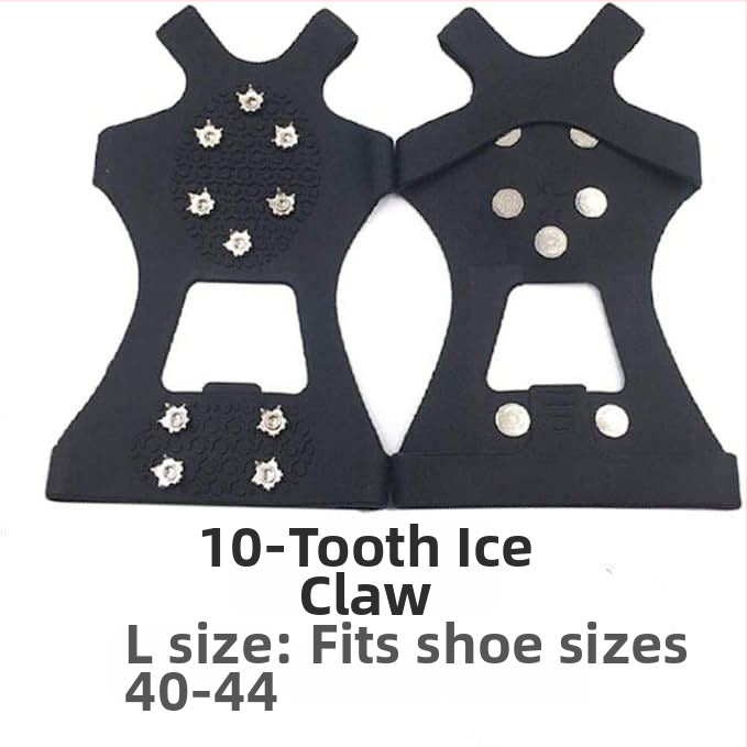 Neslidūs batų įdėklai su 10 dantų - TPE medžiaga, 100 vnt dėžutėje, kilmė Dongguan