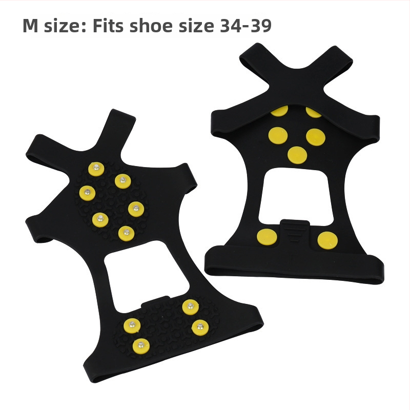 Neslidūs batų įdėklai su 10 dantų - TPE medžiaga, 100 vnt dėžutėje, kilmė Dongguan